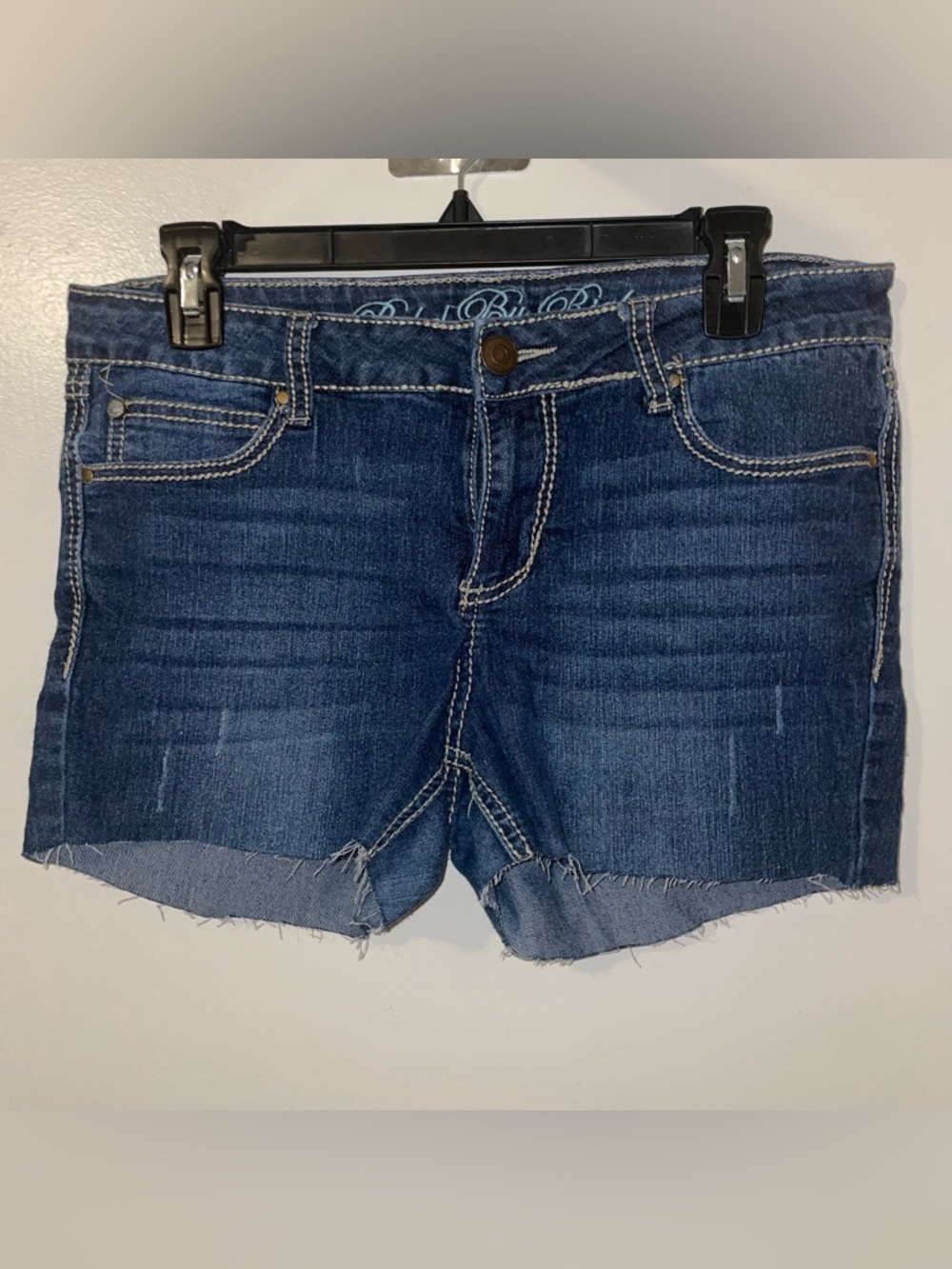 Dark Wash Denim Jean Shorts - Women's